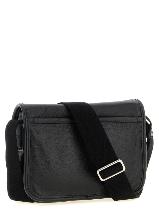 Saint Laurent Black Calfskin Crossbody Bag (Ref. SA333687BM) - Side view
