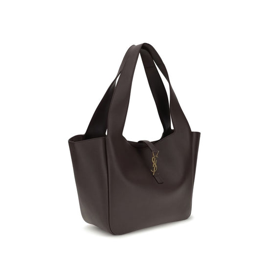 Saint Laurent Brown Calf Leather Shoulder Bag - AW26 50x28cm (Ref. SA763435AAAUQ6988BB) - Side view