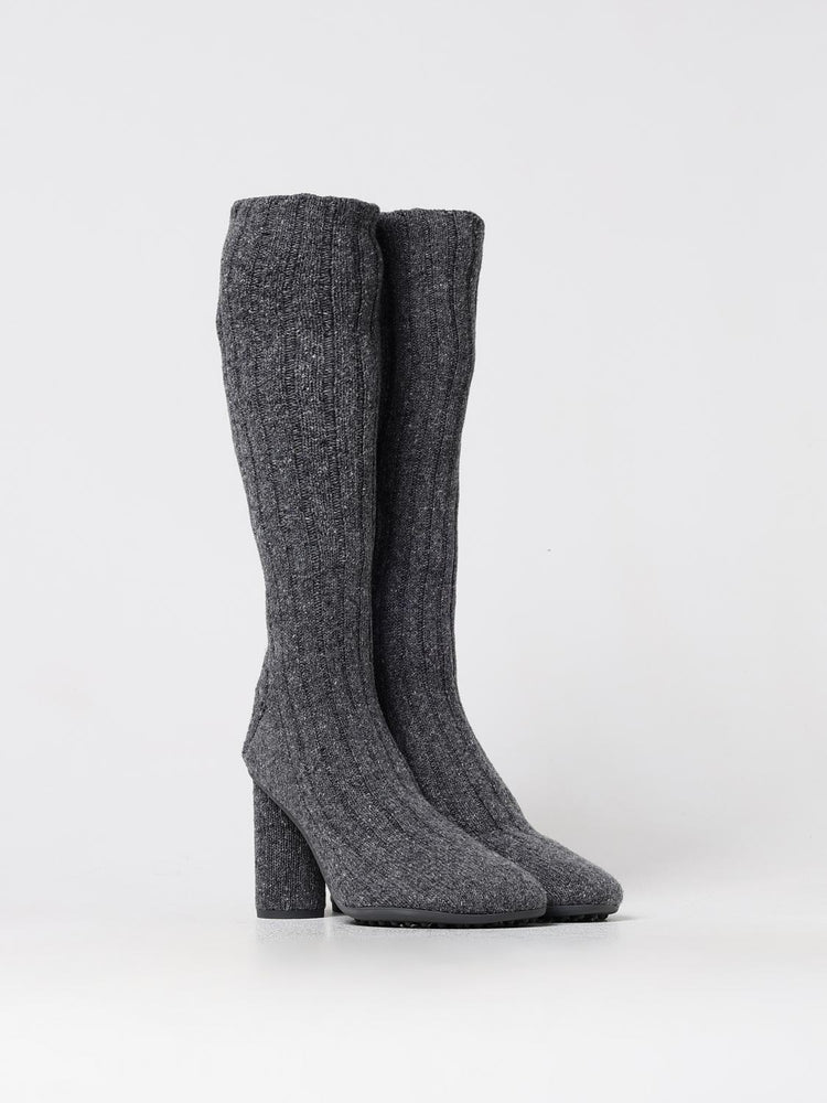 Bottega Veneta Gray Wool Over The Knee - Side view