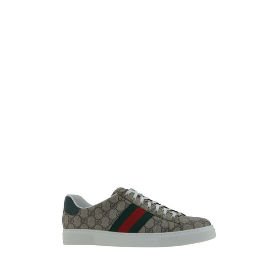 Gucci Beige Polyethylene Low Top Sneakers
