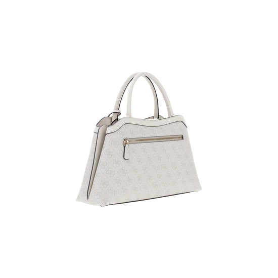 Guess White Polyethylene Handbag