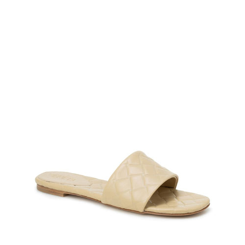 Bottega Veneta Beige Lamb Leather Sandals - Side view