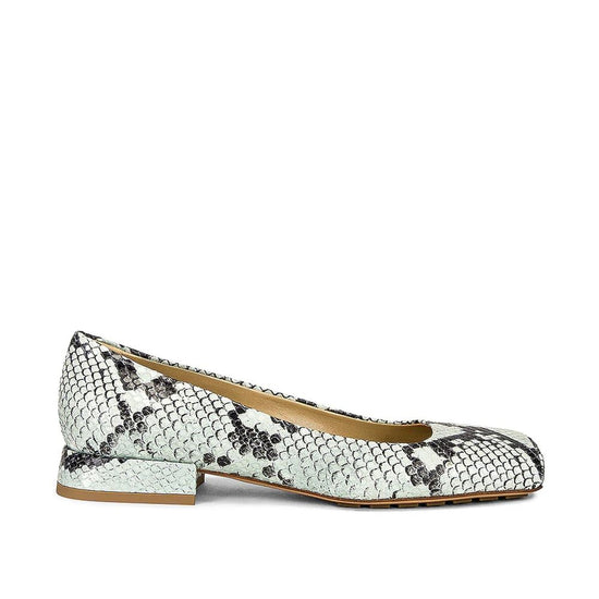 Bottega Veneta Bicolor Calfskin Ballet Flats - Front view