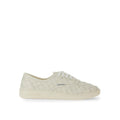 Bottega Veneta White Calfskin Sneakers - Front view