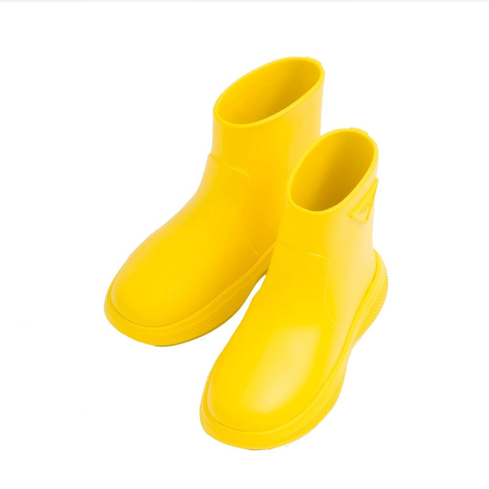 Prada Bicolor Rubber Rain Boots (Ref. PR8990024728788) - Back view