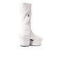 Prada White Polyethylene Lace Up Boots - Back view