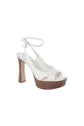 Guess Beige Other Fibres Platform Sandals - Side view