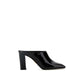 Prada Black Calfskin Mules - Front view