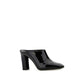 Prada Black Calfskin Mules - Side view