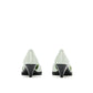 Prada Bicolor Silk Mid Heel Pumps - Back view