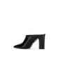 Prada Black Calfskin Mules - Back view