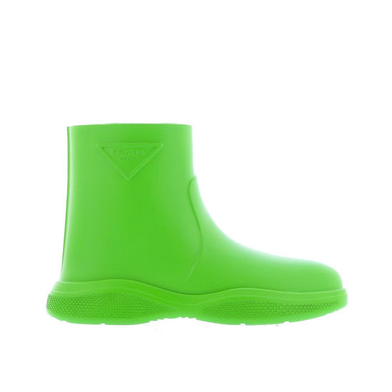 Prada Bicolor Rubber Rain Boots (Ref. PR8990024696020) - Front view
