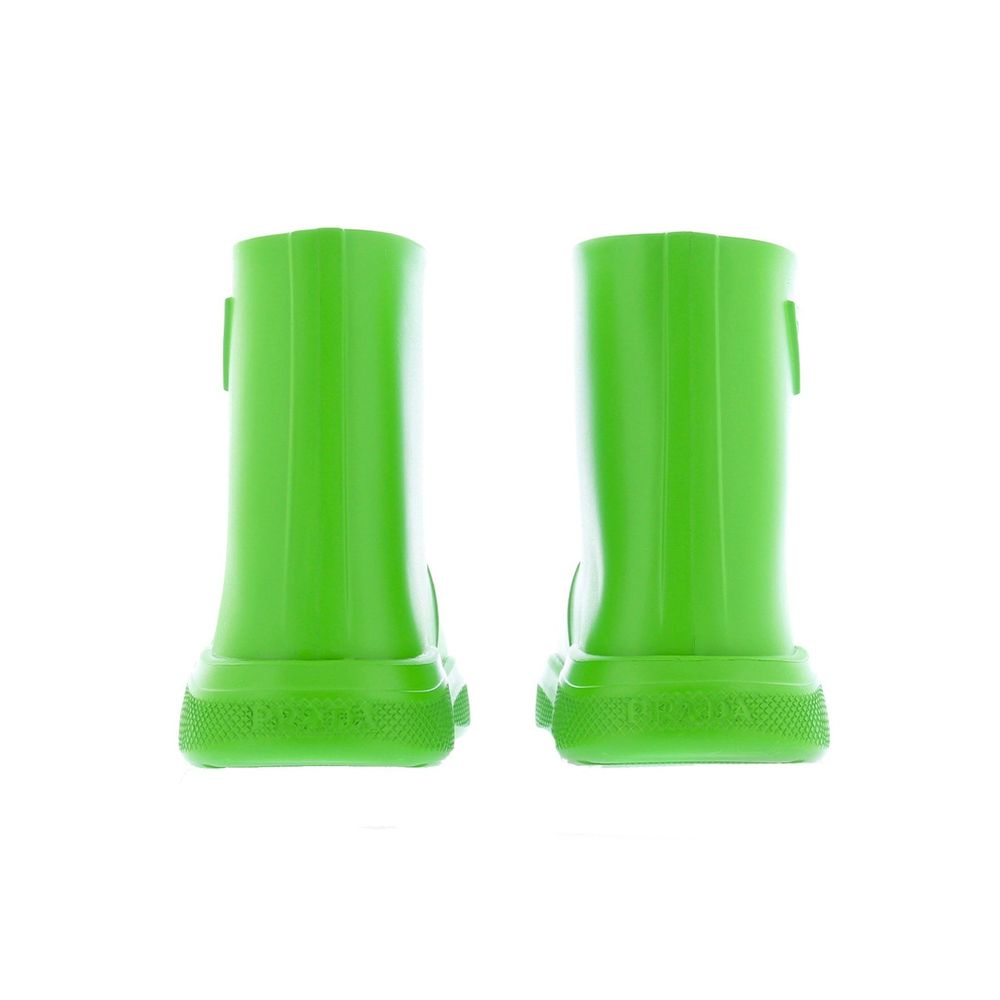 Prada Bicolor Rubber Rain Boots (Ref. PR8990024696020) - Back view