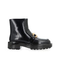 Bottega Veneta Black Calfskin Ankle Boots - Front view