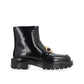 Bottega Veneta Black Calfskin Ankle Boots - Front view