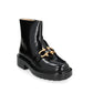Bottega Veneta Black Calfskin Ankle Boots - Side view