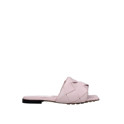 Bottega Veneta Multicolor Calfskin Flat Sandals - Front view