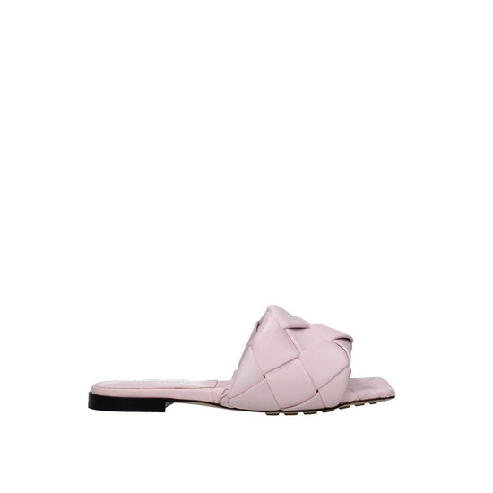 Bottega Veneta Multicolor Calfskin Flat Sandals - Front view