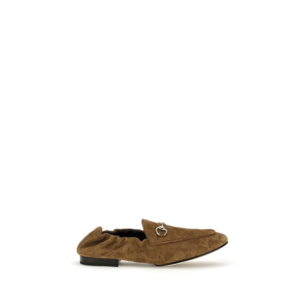 Gucci Brown Calf Leather Slip On Loafers - SS26 (Ref. GU854414AADWE2118) - Front view