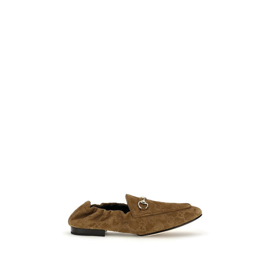 Gucci Brown Calf Leather Slip On Loafers - SS26 (Ref. GU854414AADWE2118)