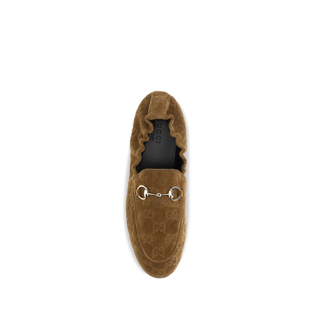 Gucci Brown Calf Leather Slip On Loafers - SS26 (Ref. GU854414AADWE2118) - Detail view