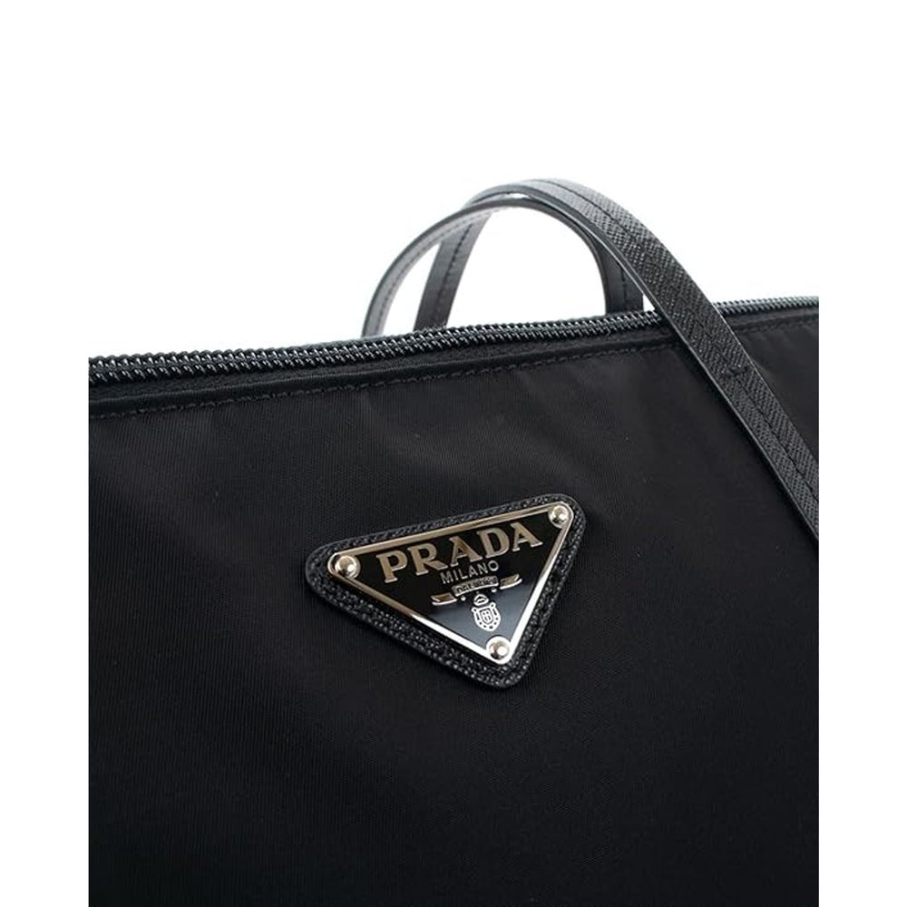 Prada Black Nylon Tote Bag - Detail view