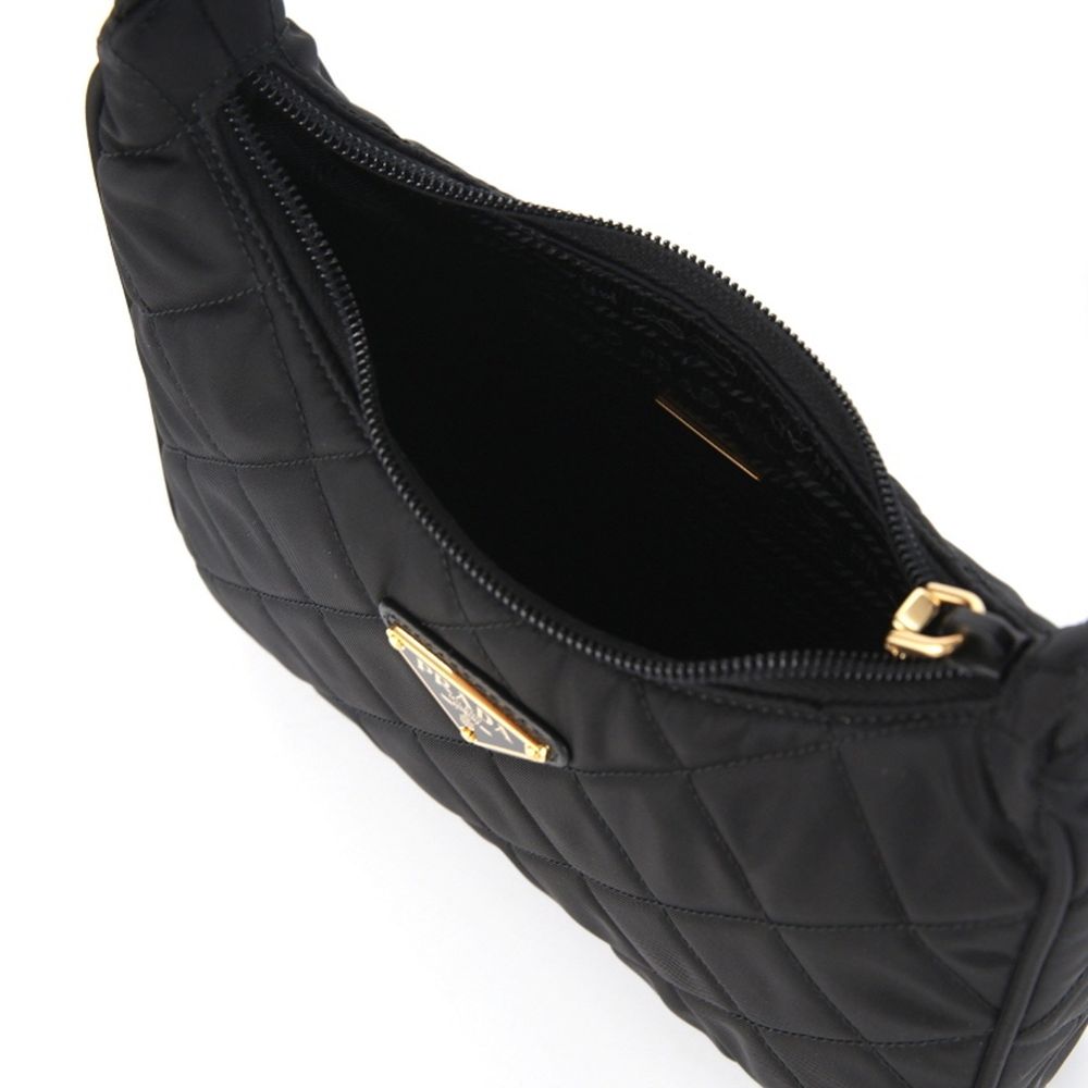 Prada Black Nylon Shoulder Bag (Ref. PR9037262454996) - Detail view