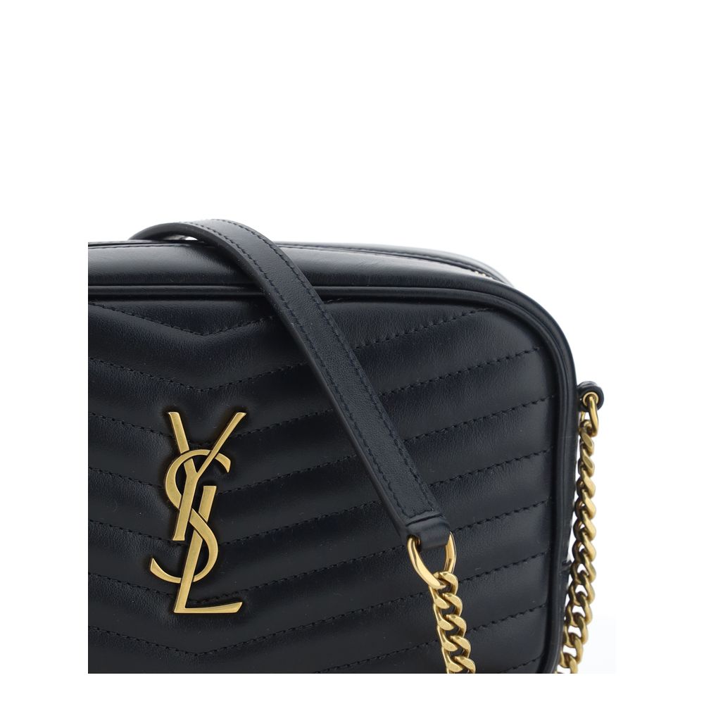 Saint Laurent Black Calf Leather Shoulder Bag - SS26 19×11.5cm - Detail view