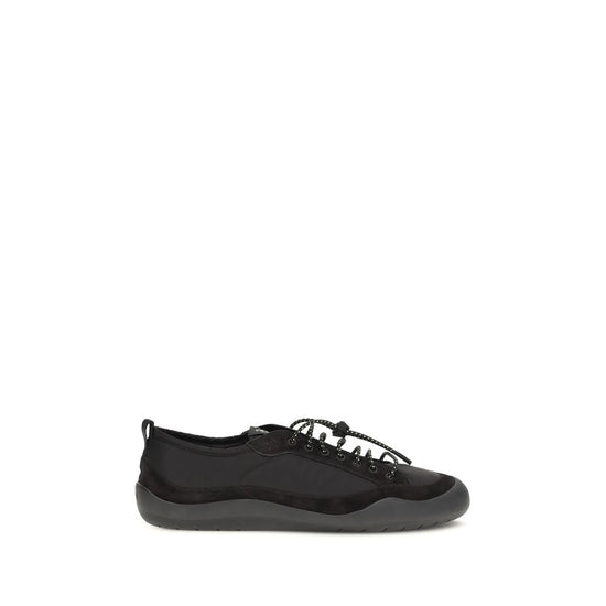 Prada Black Fabric Athletic Sneakers - Front view