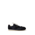 Prada Blue Calf Leather Bos Taurus Athletic Sneakers - Front view