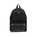 Saint Laurent Black Nylon Backpack - Front view