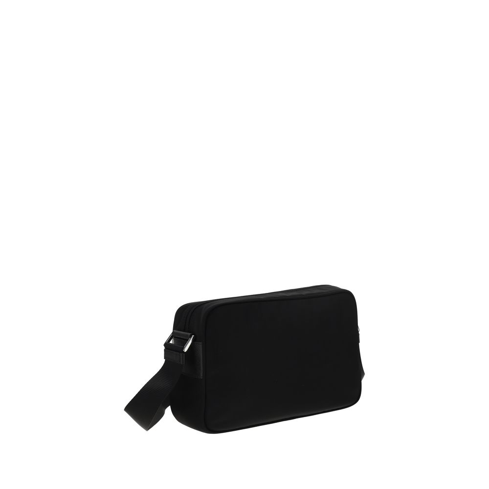 Prada Black Nylon Shoulder Bag - AW26 23x15cm - Back view