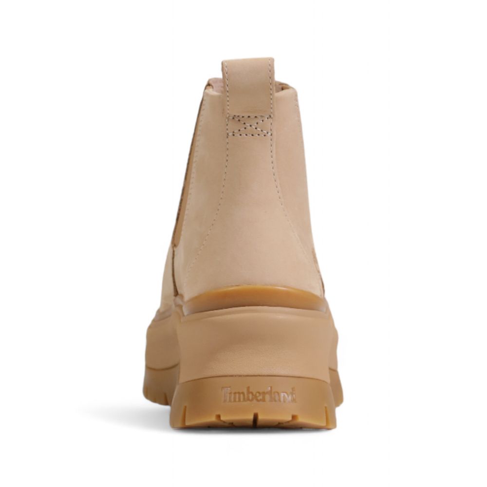 Timberland Beige Suede Leather Ankle Boots - Detail view
