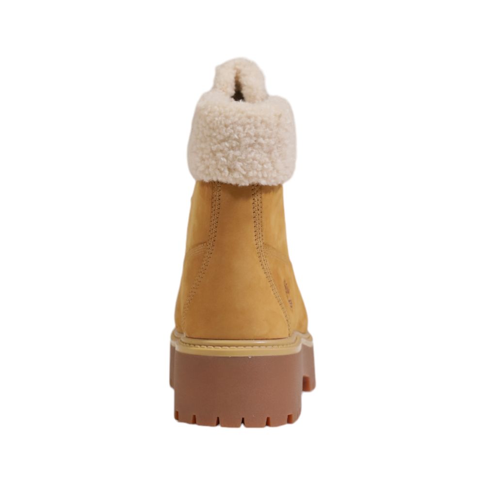 Timberland Beige Recycled Leather Lace-Up Boots - Detail view