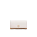 Guess Beige Polyethylene Clutch Bag - Front view