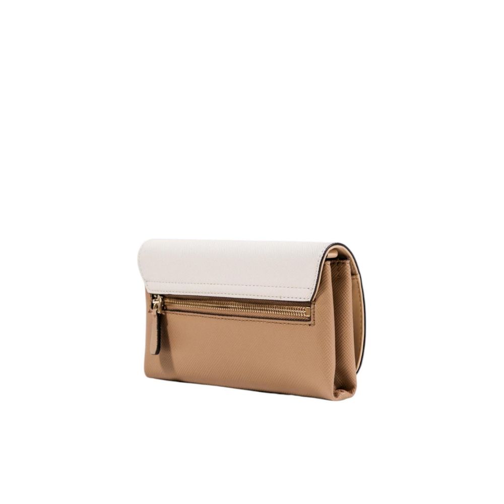Guess Beige Polyethylene Clutch Bag - Close-up view