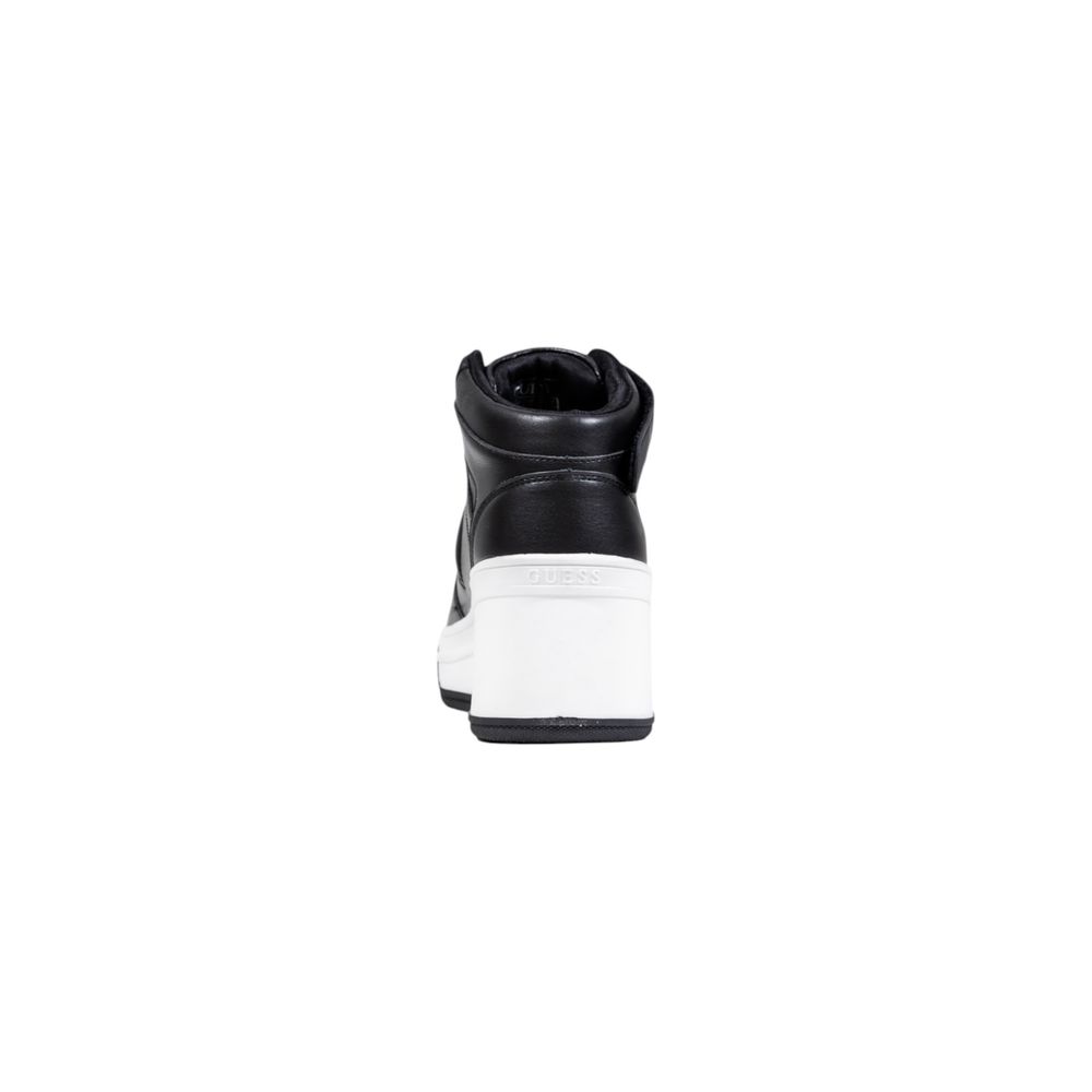 Guess Black Polyethylene Platform Sneakers - Detail view