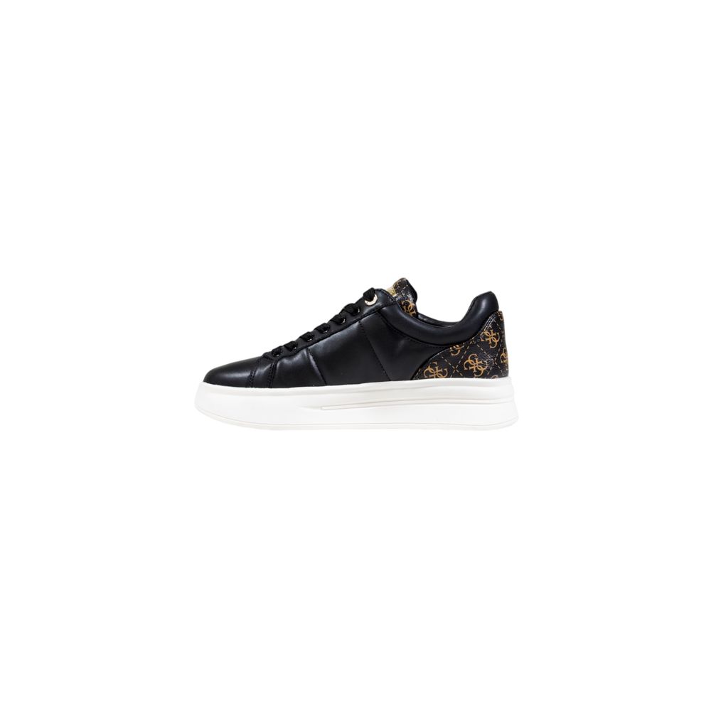 Guess Bicolor Polyester Low Top Sneakers - Back view