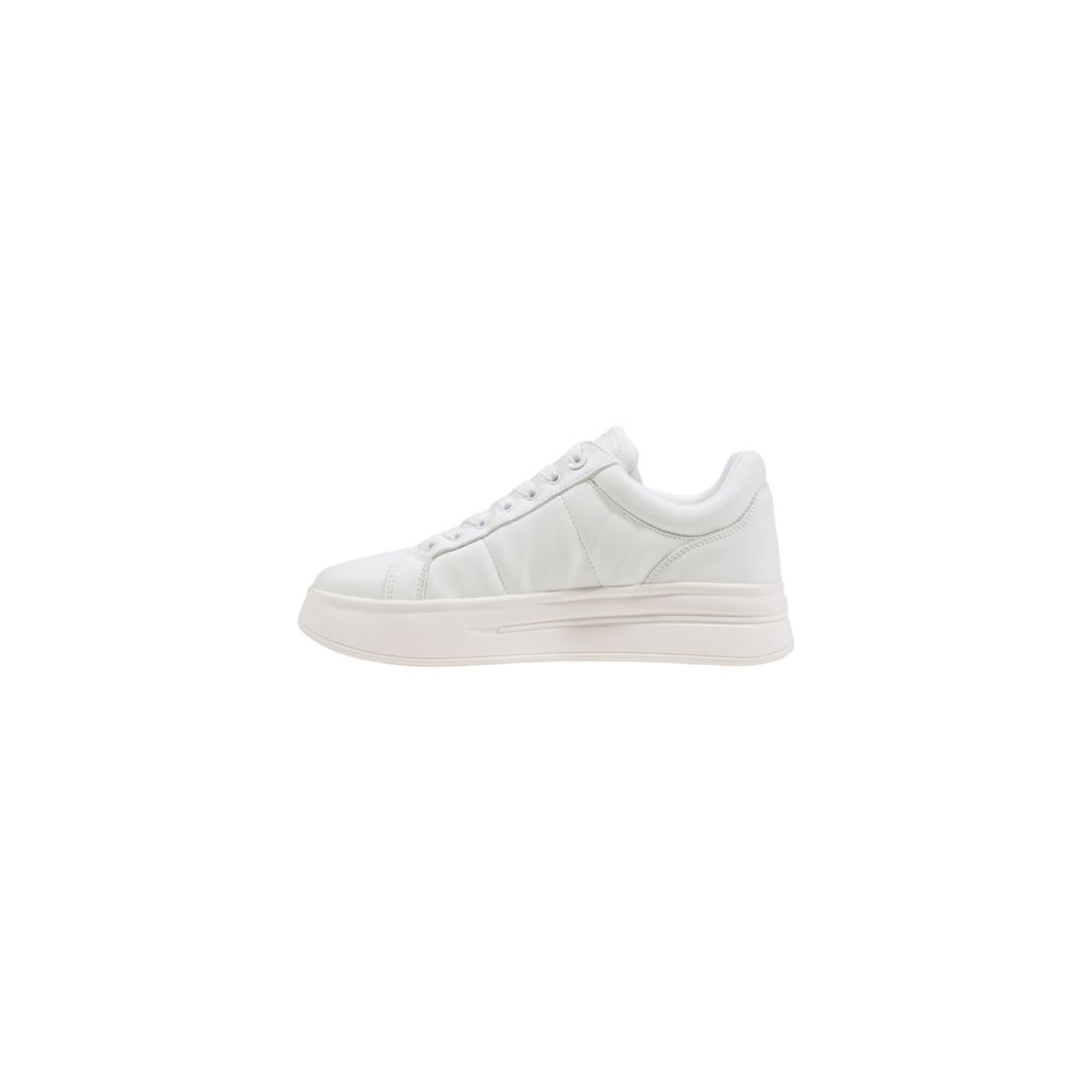 Guess White Polyethylene Platform Sneakers - Back view