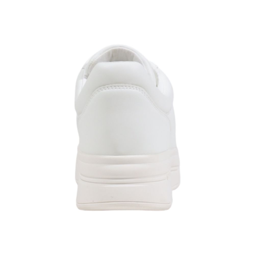 Guess White Polyethylene Platform Sneakers - Detail view