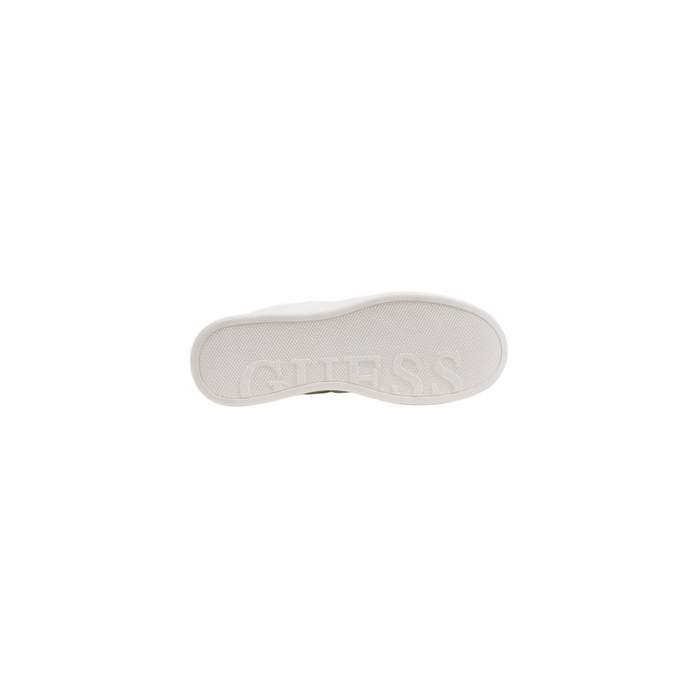 Guess White Polyethylene Platform Sneakers - Close-up view