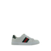Gucci White Calf Leather Low Top Sneakers - AW26 - Front view