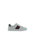 Gucci White Calf Leather Low Top Sneakers - AW26 - Front view
