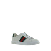 Gucci White Calf Leather Low Top Sneakers - AW26 - Side view
