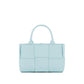 Bottega Veneta Blue Lamb Leather Tote Bag - Front view