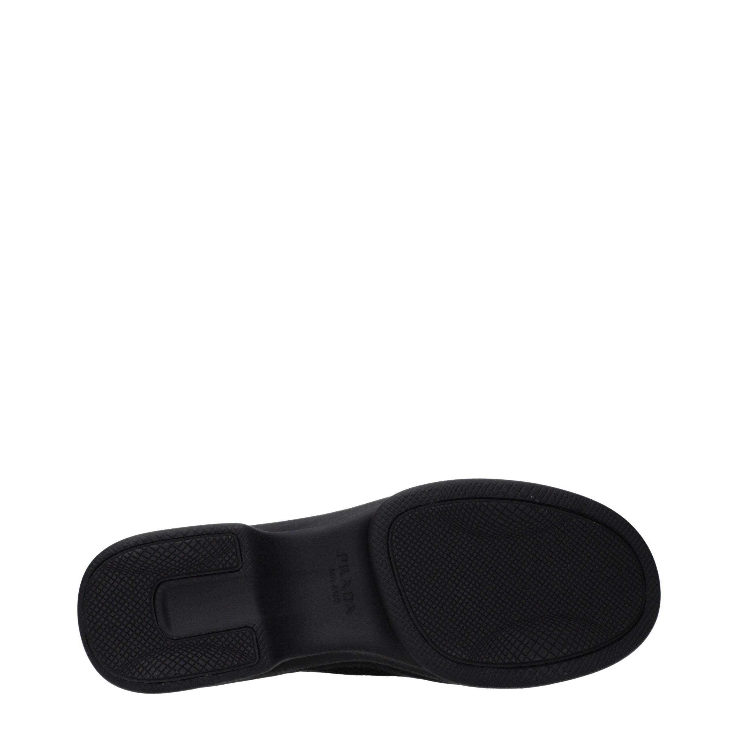 Prada Black Fabric Low Top Sneakers - Close-up view