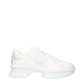 Prada White Fabric Low Top Sneakers - Front view