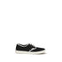 Prada Black Cotton Athletic Sneakers - Front view