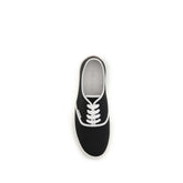 Prada Black Cotton Athletic Sneakers - Detail view