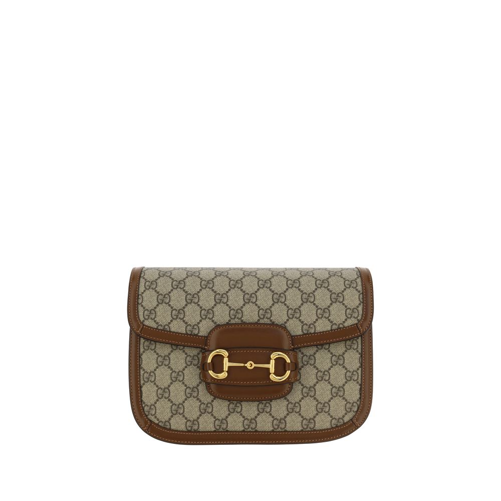 Gucci Beige Cotton Handbag - AW26 25x17cm - Front view